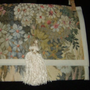 Tapestry Clutch/Cosmetic Bag With Tassel Handmade